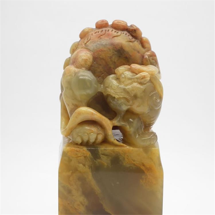 巴林石印章古兽2534