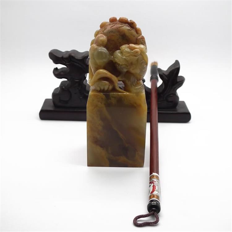 巴林石印章古兽2534